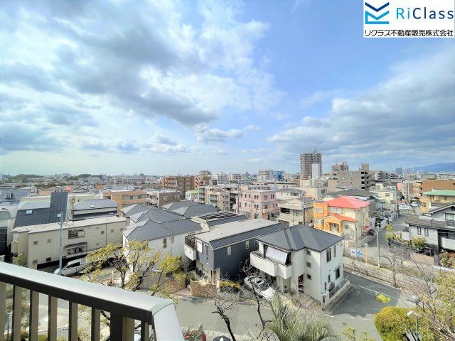 甲子園リバーサイドハイツの展望|バルコニーからは眺望ありです