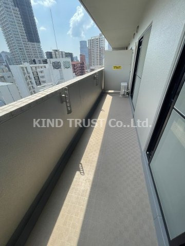 レジディア西天満のバルコニー|落ち着いた時間を過ごせるバルコニーです