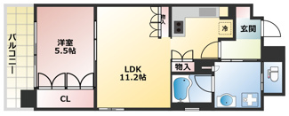 【間取り】 | リーガル京都西陣Ⅱ