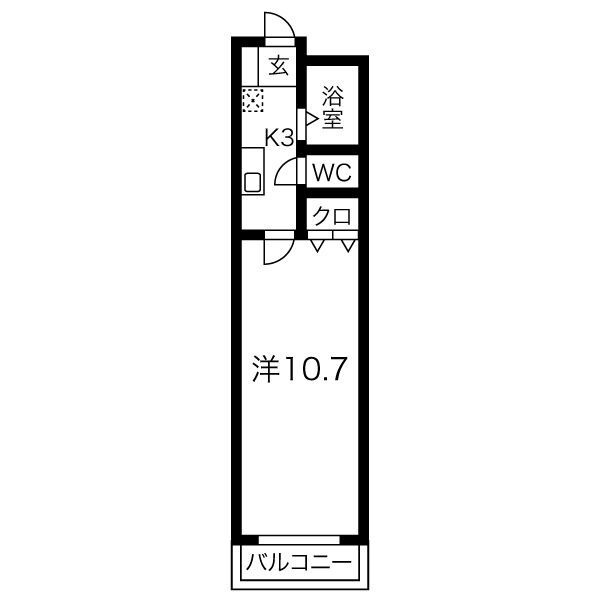 ロイヤルマンション葵パートIII　　刈谷市近郊の賃貸はクラスホームの間取り