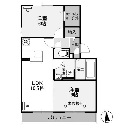 【間取り】 | レーブ中泉 | レーブ中泉