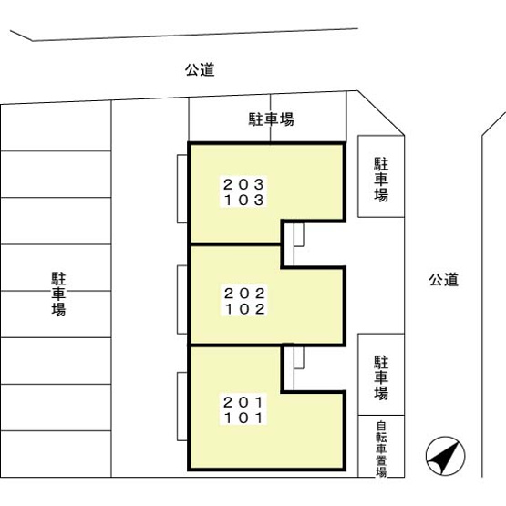 【駐車場】 | エム鷹丘