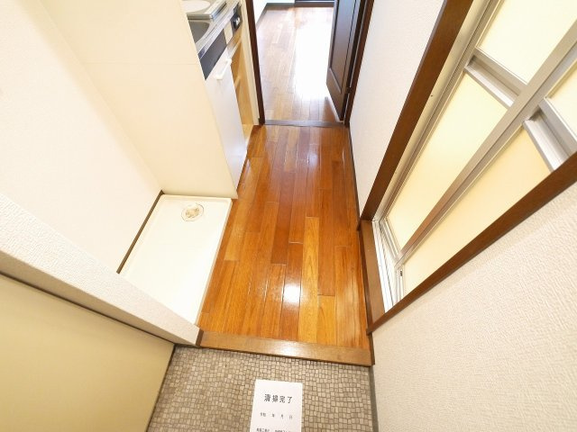 シティパレス富雄北の玄関|ゆったりとした玄関です