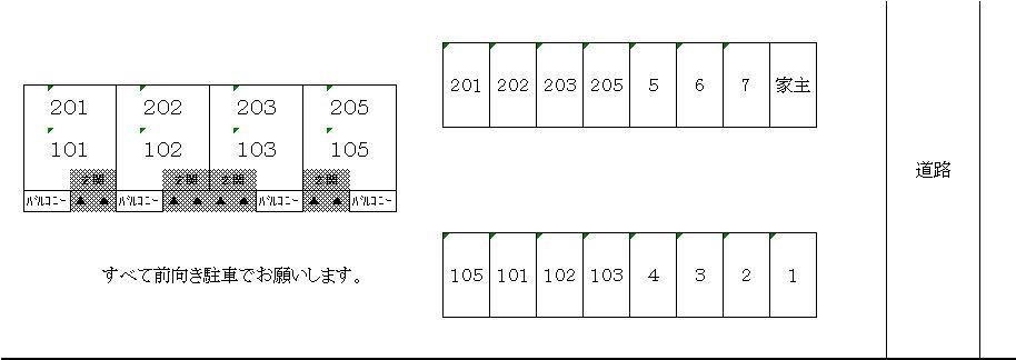 ＩＮＵＩ　５１の駐車場|駐車場