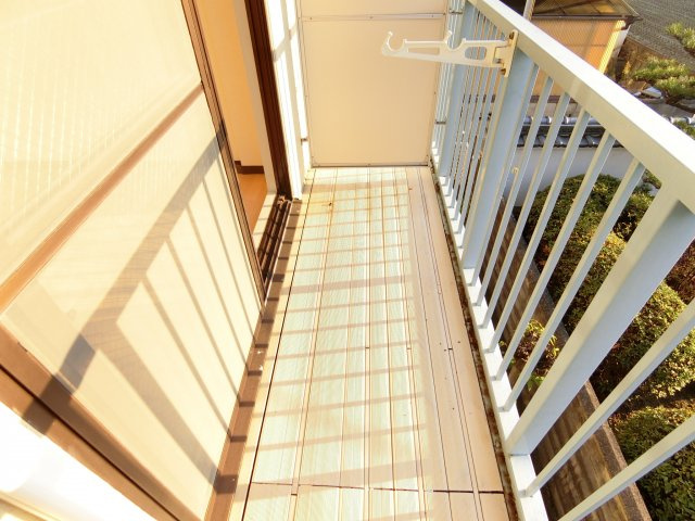 グリーンヒルハイツのバルコニー