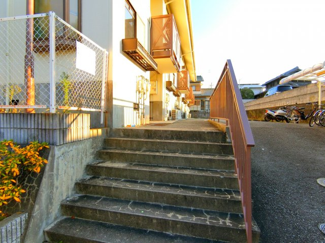 グリーンヒルハイツのエントランス