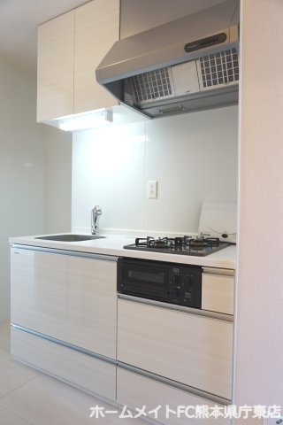 上益城郡益城町大字惣領のアパートのキッチン