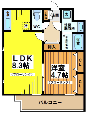 【間取り】 | ボヌール和泉
