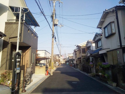 【前面道路含む現地写真】 | 城陽市寺田尺後　中古戸建