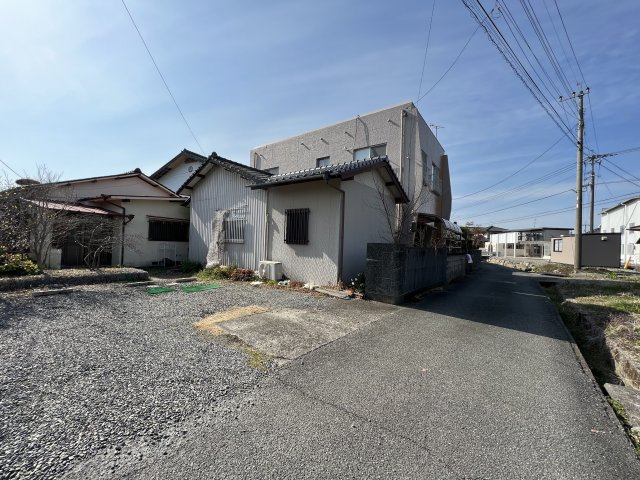 鏡町下有佐土地の前面道路含む現地写真