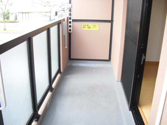 栄町パレスのバルコニー