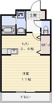 栄町パレスの間取り