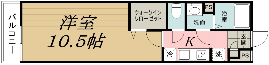 リブリ・貝塚の間取り
