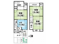 山科区小山中ノ川町　中古テラスハウスの画像