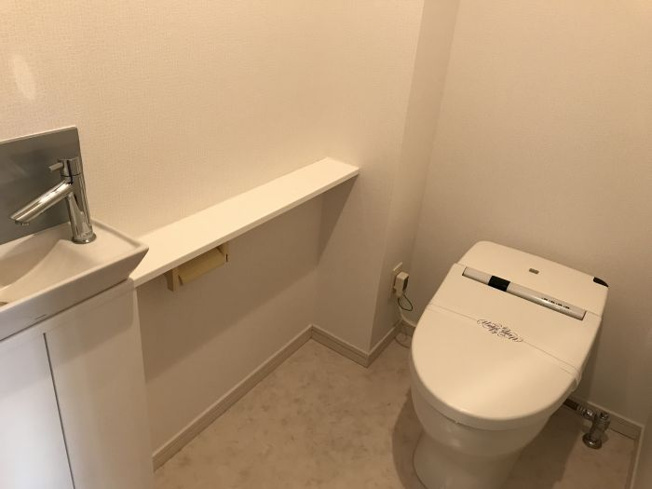 【トイレ】 | ウェルリバービュー天神 | 落ち着いたトイレです