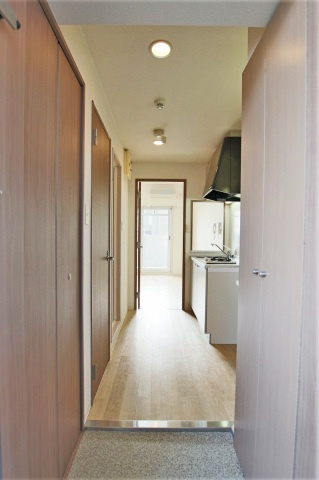 サンアーク深江橋の玄関|玄関からの眺め