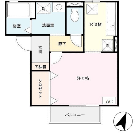 【間取り】 | サンフェルティ B棟