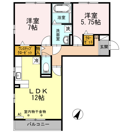 ボヌールの間取り