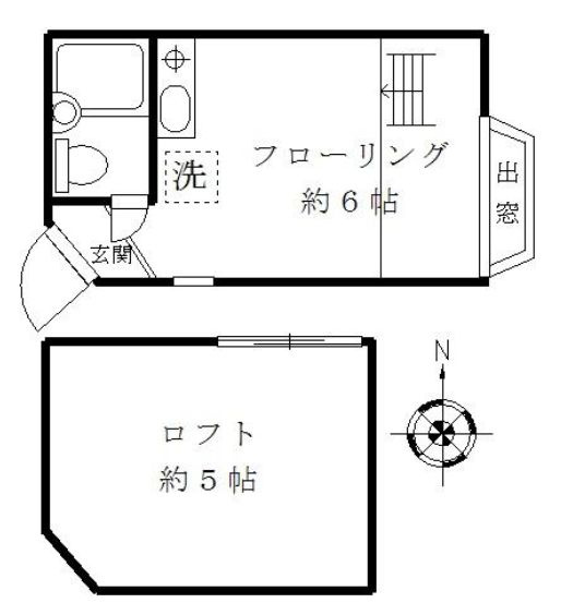 ラ ジュネスの102詳細 山手線 東西線 西武新宿線 高田馬場駅徒歩5分以内 ロフト ６万円台 室内洗濯機置場 以上 5万円台 6万円以下 6帖 ガスコンロ 出窓 フローリング エアコン 目白 高田馬場の賃貸不動産情報 株式会社ミルーム