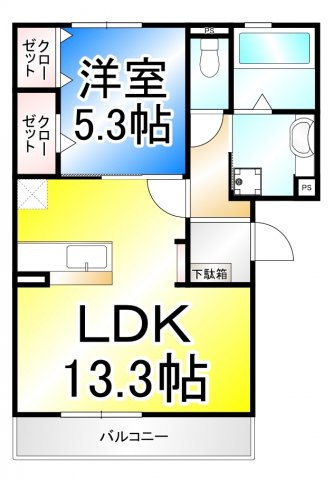 ペルソワール高田の間取り