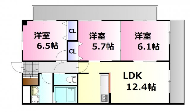 【間取り】 | プロスペリティNakamura