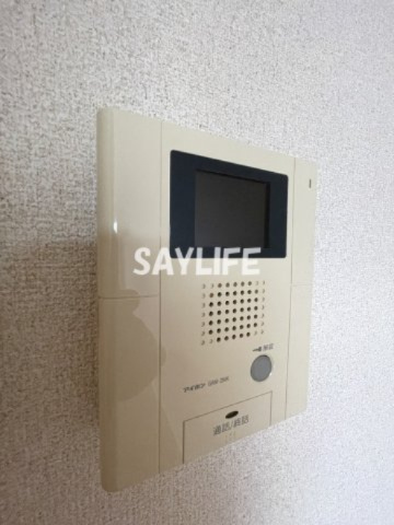 カーサビアンコのセキュリティ|モニター付きインターホンです。