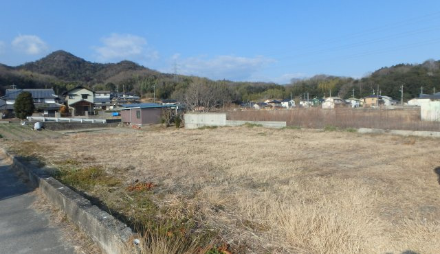 真備町尾崎　売地の外観