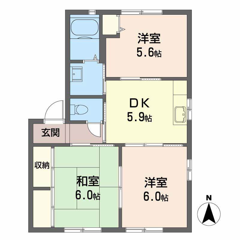 ラウンド．１の間取り