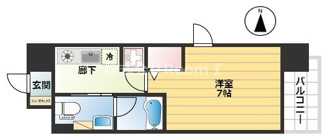 【間取り】 | レオンコンフォート谷町六丁目
