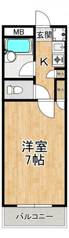 【間取り】 | サウスビュウハイツ