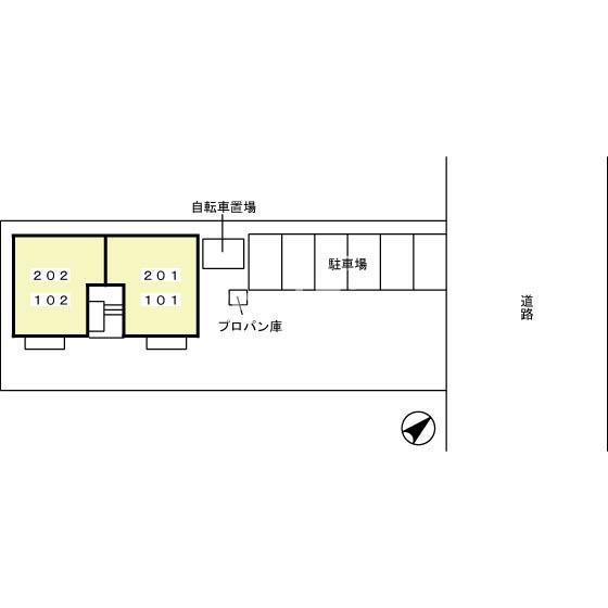 アヴァンセの駐車場