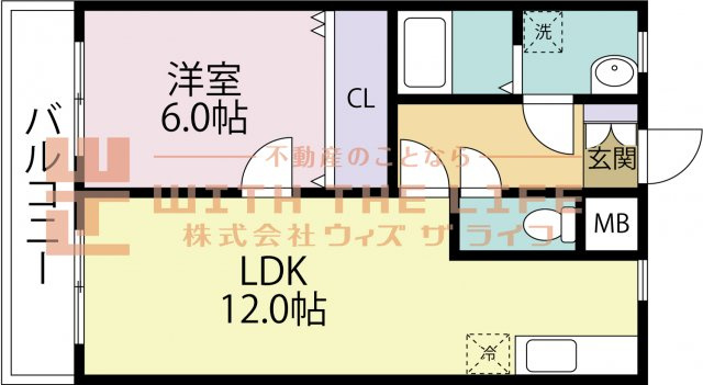 コーポラス青柳【キャッシュバック対象物件】の間取り