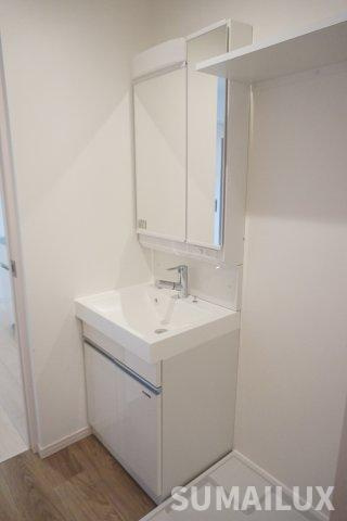 熊本市西区池田１丁目のアパートの独立洗面台