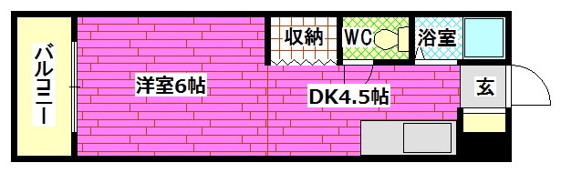 コーポ若葉の間取り