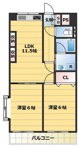 【間取り】 | フローラル東葛西Ⅱ