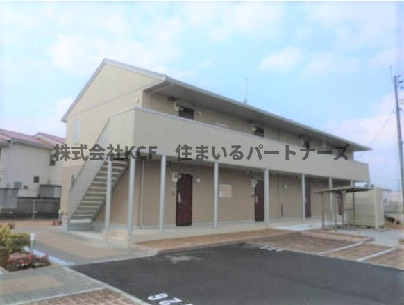 オリーヴァ東櫛原B棟の外観|外はこのようになっています