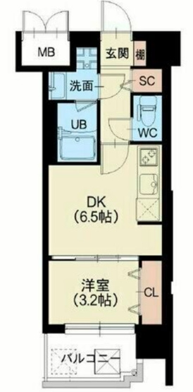 【間取り】 | スプランディッド難波SOUTH