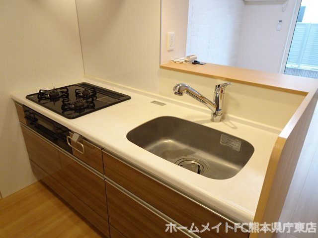 熊本市東区花立５丁目のアパートのキッチン|※現況優先