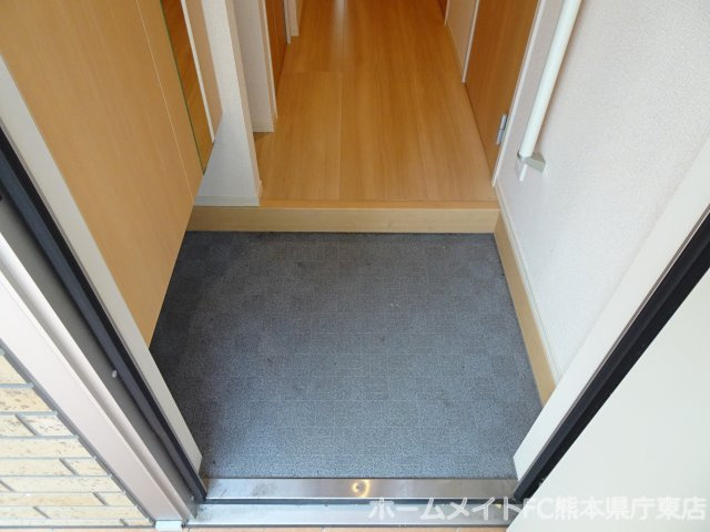 熊本市東区花立５丁目のアパートの玄関|※現況優先