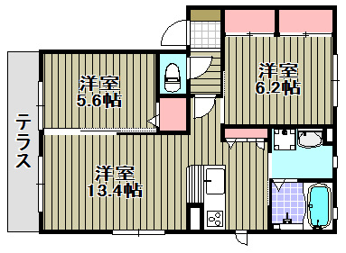 シャーメゾンラパンの間取り