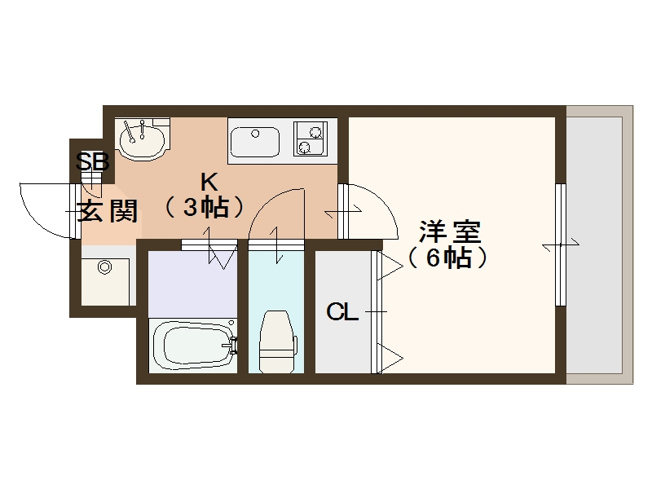 【間取り】 | グランエクラ岸里