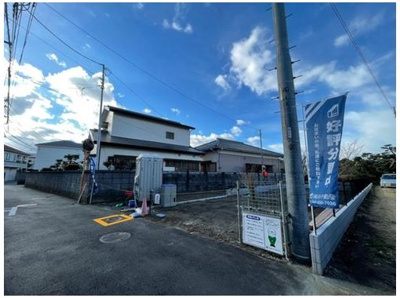 【前面道路含む現地写真】 | 茅ヶ崎市柳島海岸　新築2号棟