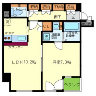 シーサⅩの間取り