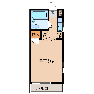 【間取り】 | モンパレス桐生第2-2