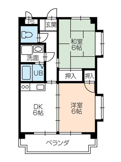【間取り】 | クレール壱番館