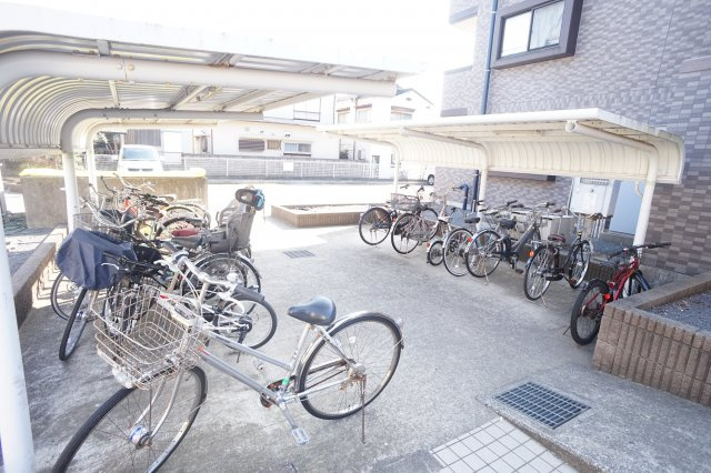 パオ・ヤマニシのその他共用部分|自転車置き場です