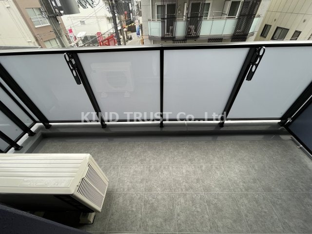 アーバネックス大阪天満橋のバルコニー|バルコニー付きです