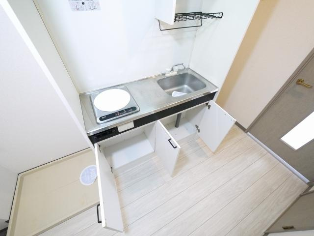 グレイスフローラ富雄のキッチン|きれいなキッチンです