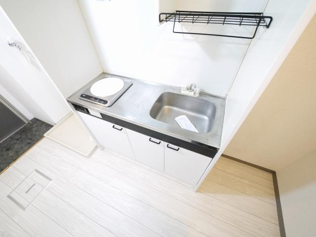 グレイスフローラ富雄のキッチン|きれいなキッチンです