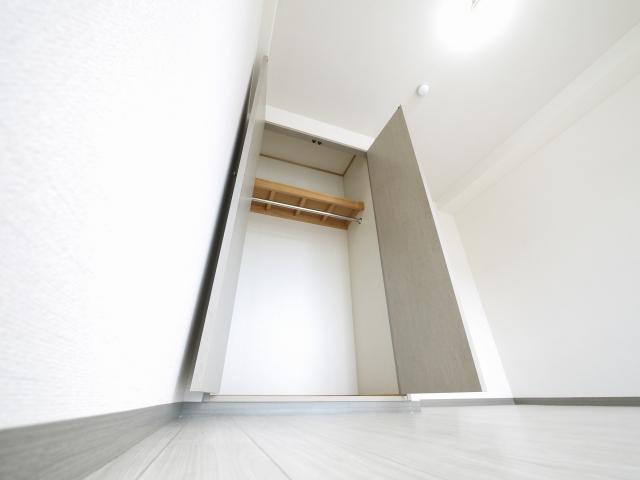 グレイスフローラ富雄の収納|ちょっとした収納スペースも充実しています